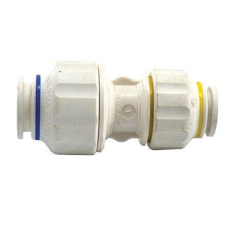 1/2 In. X 3/8 In. Twist To Lock Plastic Union Connector